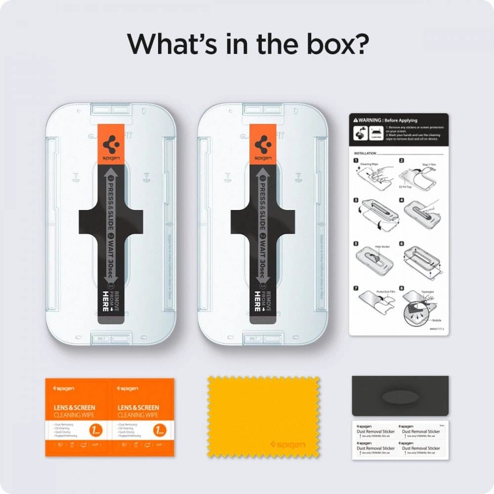 Spigen GLAS.tR ez Fit Apple iPhone 13 Pro Max Privacy [2 PACK] - 2