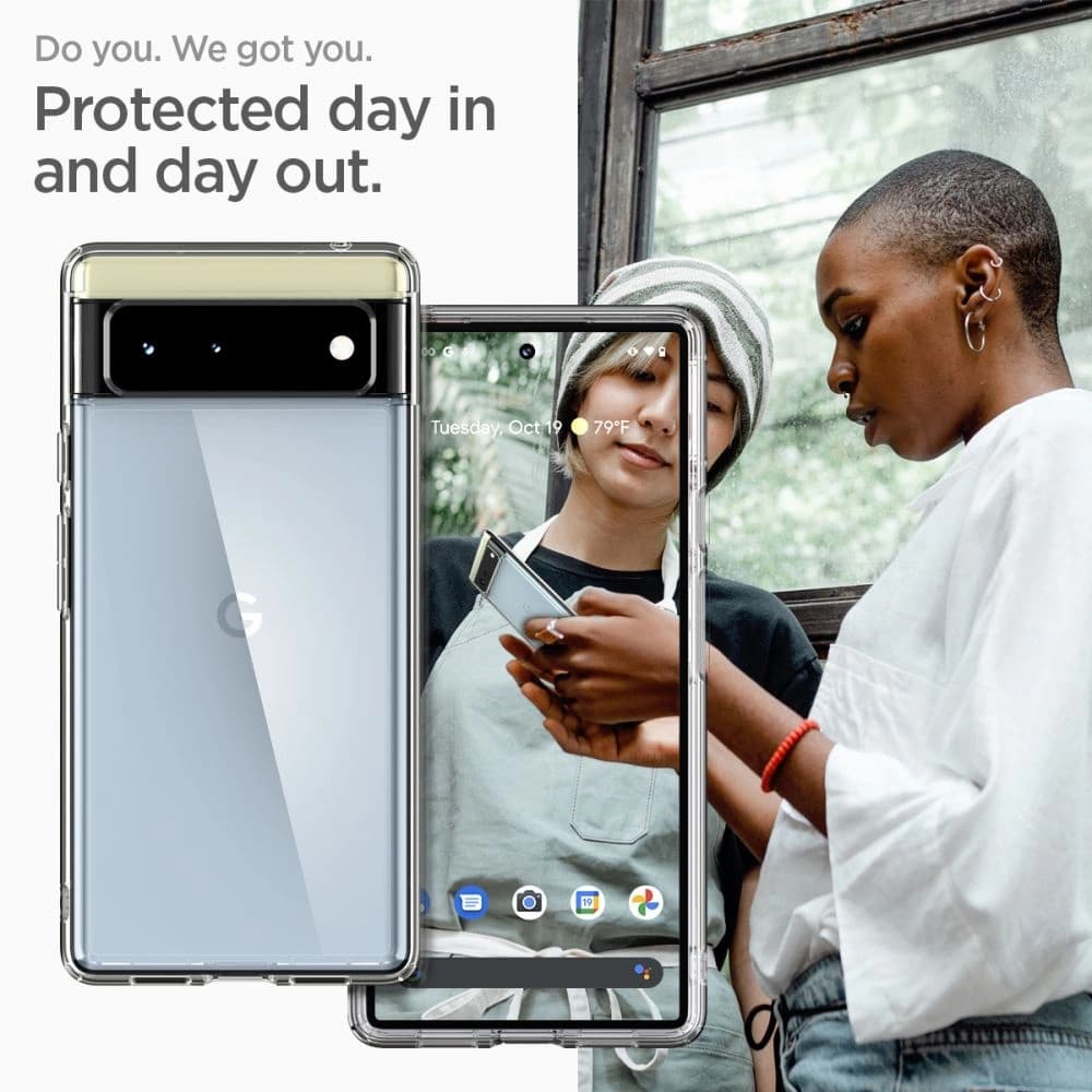 Spigen Ultra Hybrid Google Pixel 6 Crystal Clear - 8