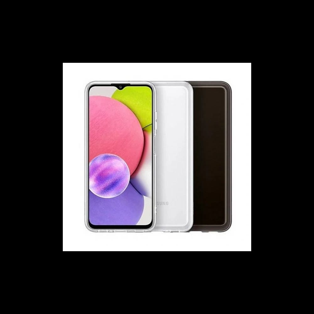 Samsung Galaxy A03s EF-QA038TT Soft Clear Cover Transparent - 5