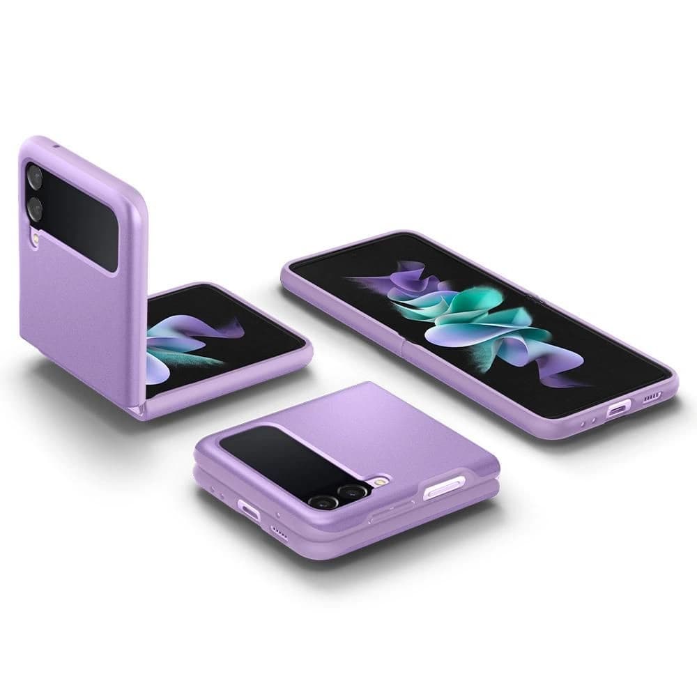 Spigen Thin Fit Samsung Galaxy Z Flip 3 Shiny Lavender - 8