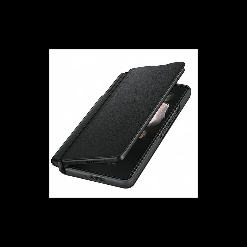 Samsung Galaxy Z Fold 3 EF-FF92PCBEGEE black Leather Flip Cover with Pen - 3