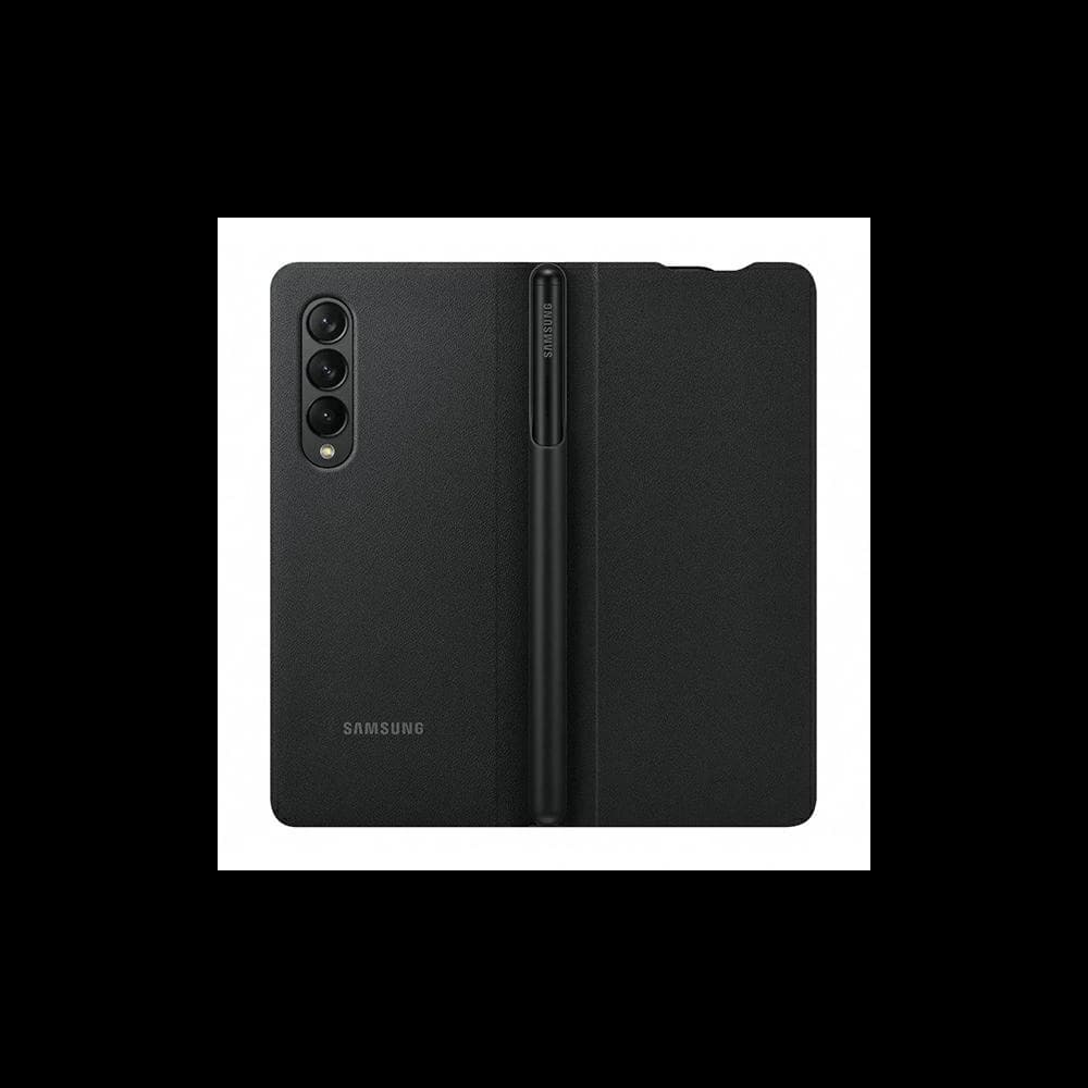 Samsung Galaxy Z Fold 3 EF-FF92PCBEGEE black Leather Flip Cover with Pen - 6