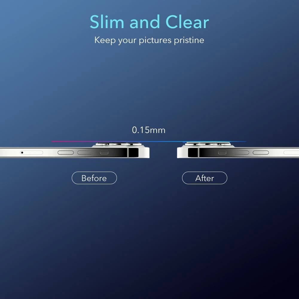 ESR Apple Overlay-Kameraschutzfolie iPhone 13 Pro/13 Pro Max - 8