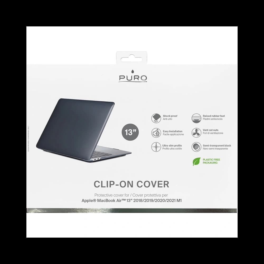 Apple PURO Clip On Tasche MacBook Air 13 (2018-2023) (schwarz) - 6