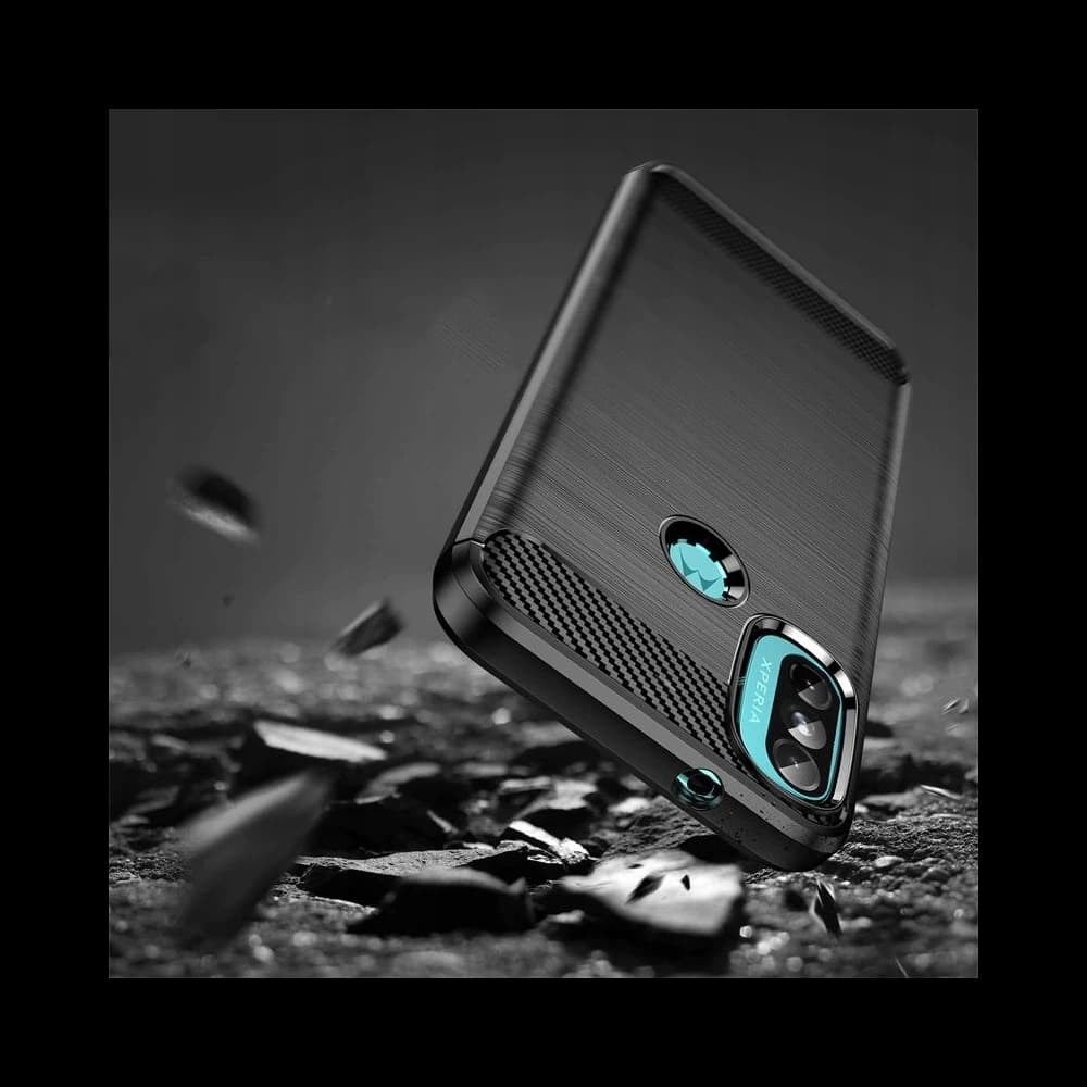 Tech-Protect TPUCarbon Motorola Moto E40/E20 Black - 2