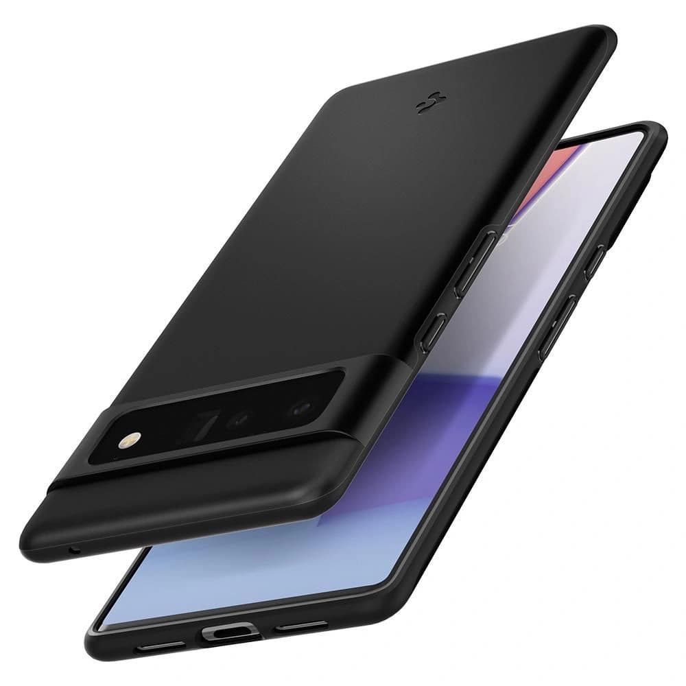 Spigen Tasche Thin Fit Google Pixel 6 Pro Schwarz - 7