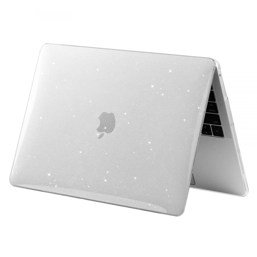 Tech-Protect Apple Tasche Smartshell MacBook Air 13 2018-2020 Glitter Klar - 2
