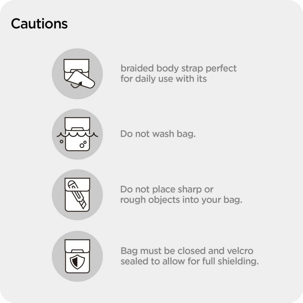 Spigen Pouch Keyless RFID Signal Blocker Black - 11