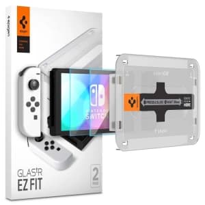 Spigen GLAS.tR ez Fit Nintendo Switch Oled [2 PACK]
