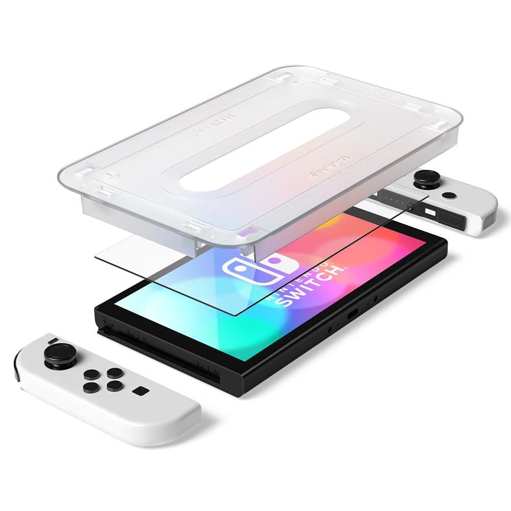 Spigen GLAS.tR ez Fit Nintendo Switch Oled [2 PACK] - 7