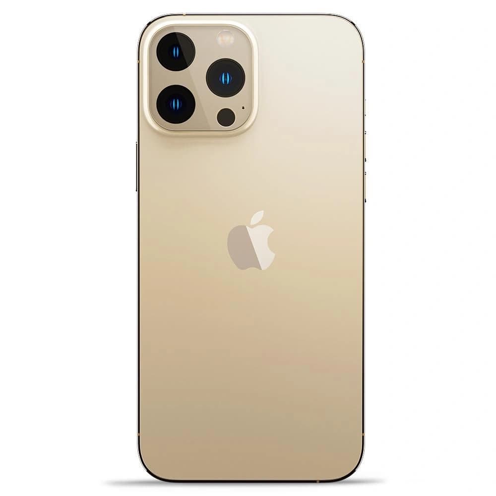 Spigen Apple Gehärtetes Kameraglas Optik Kameraobjektiv iPhone 13 Pro/13 Pro Max Gold [2 PACK] - 9