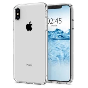 Spigen Apple Case Flüssigkristall iPhone XS/X Kristallklar
