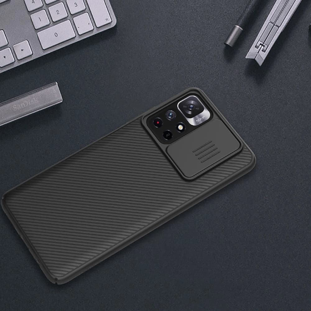 Nillkin Tasche Camshield Redmi Note 11S 5G/POCO M4 Pro 5G Schwarz - 7