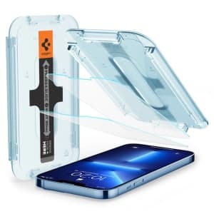 Gehärtetes Glas Spigen GLAS.tR ez Fit Apple iPhone iPhone 14 Plus / 15 Plus [2 PACK]