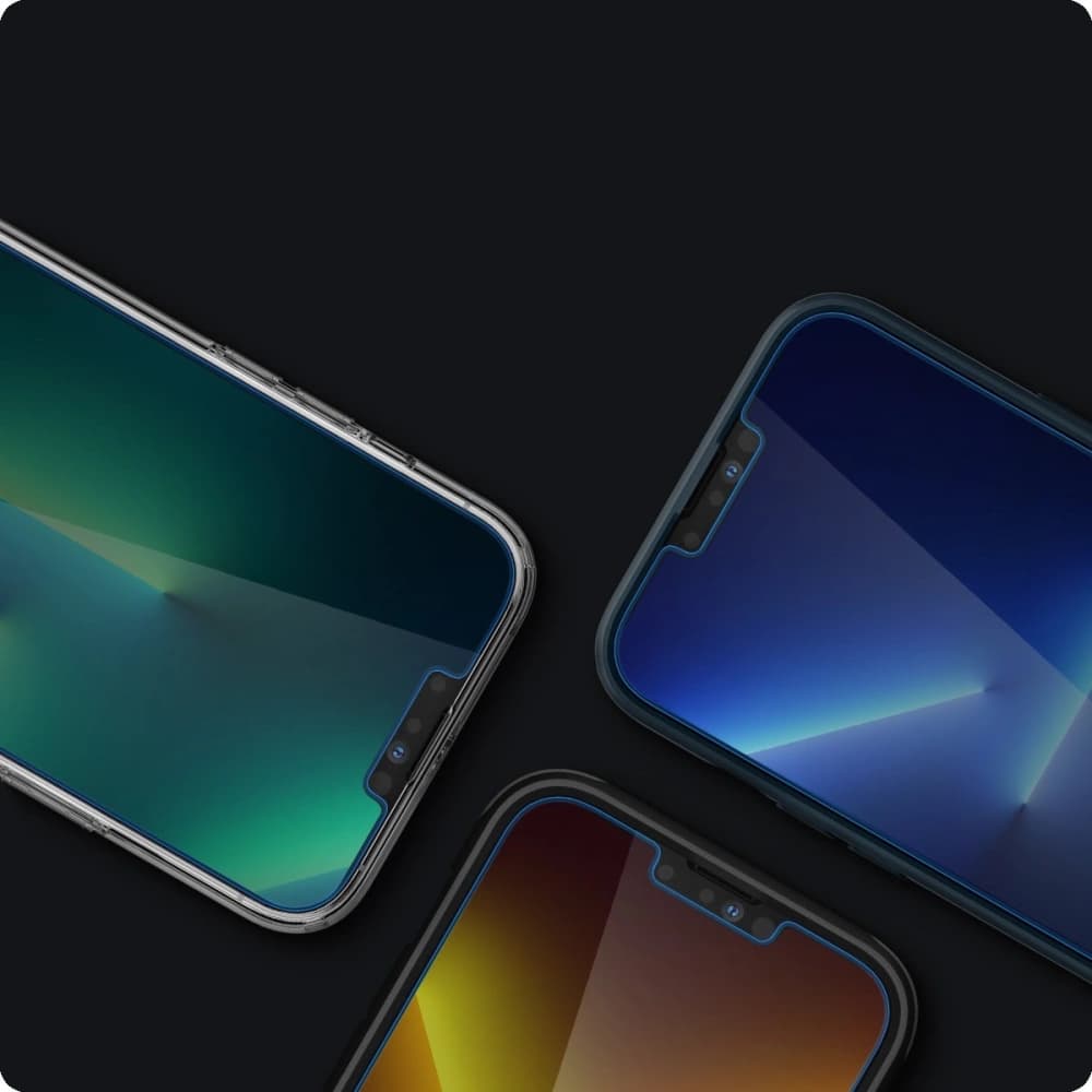 Gehärtetes Glas Spigen GLAS.tR ez Fit Apple iPhone iPhone 14 Plus / 15 Plus [2 PACK] - 5