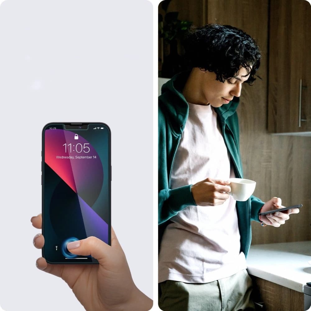 Spigen GLAS.tR ez Fit Apple iPhone 13 mini [2 PACK] - 2