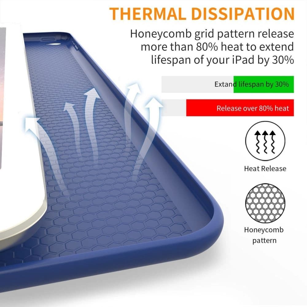 Etui Tech-Protect Smartcase Apple iPad Air 9.7 2014 (2. generacji) Navy Blue - 6