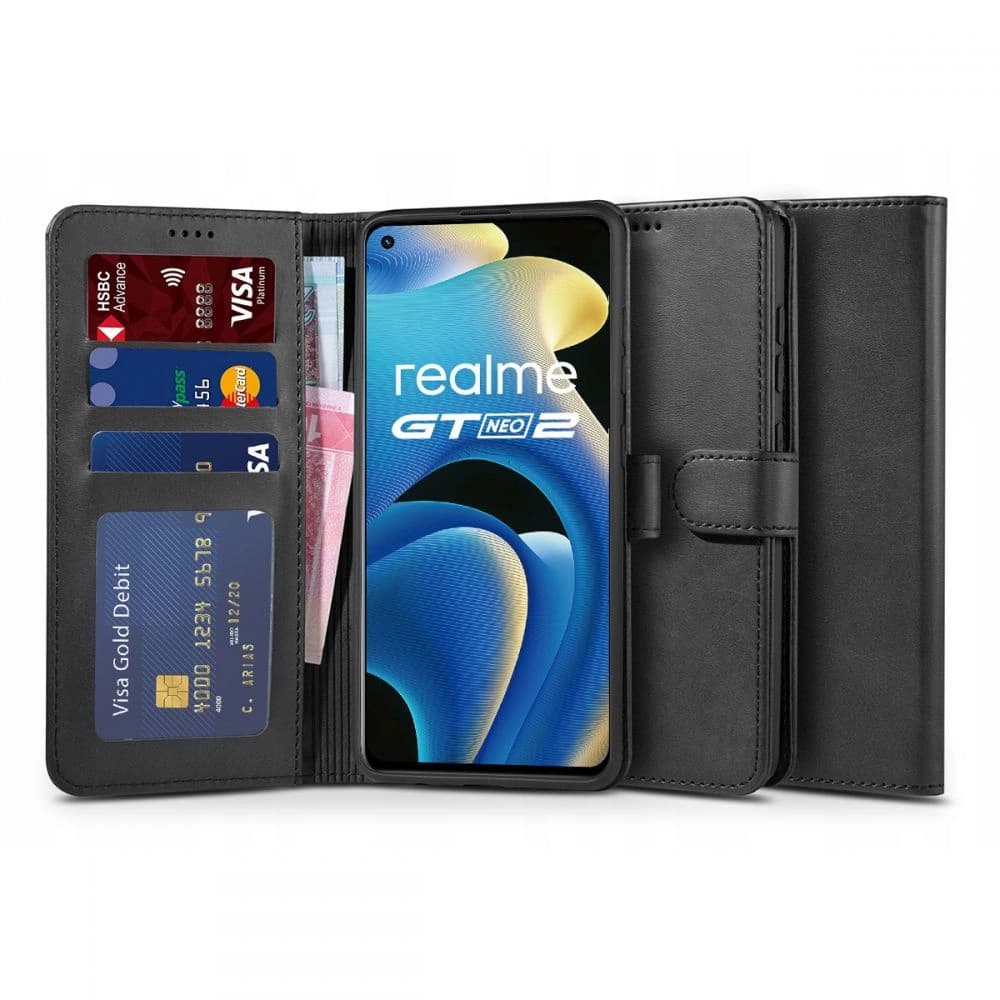 Tech-Protect Wallet Realme GT Neo 2 Black - 1