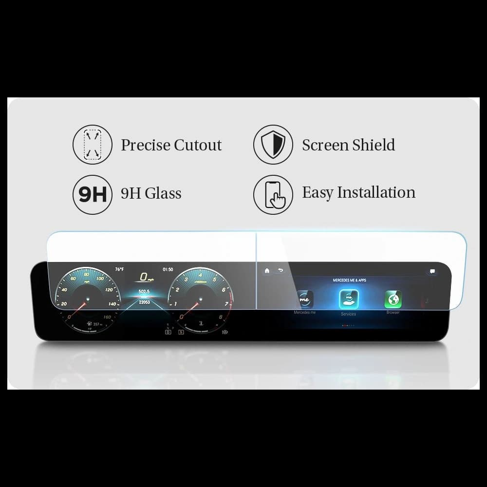 Spigen Mercedes Gehärtetes Glas GLAS.tR ez Fit A-Klasse 2020/2021 - 6