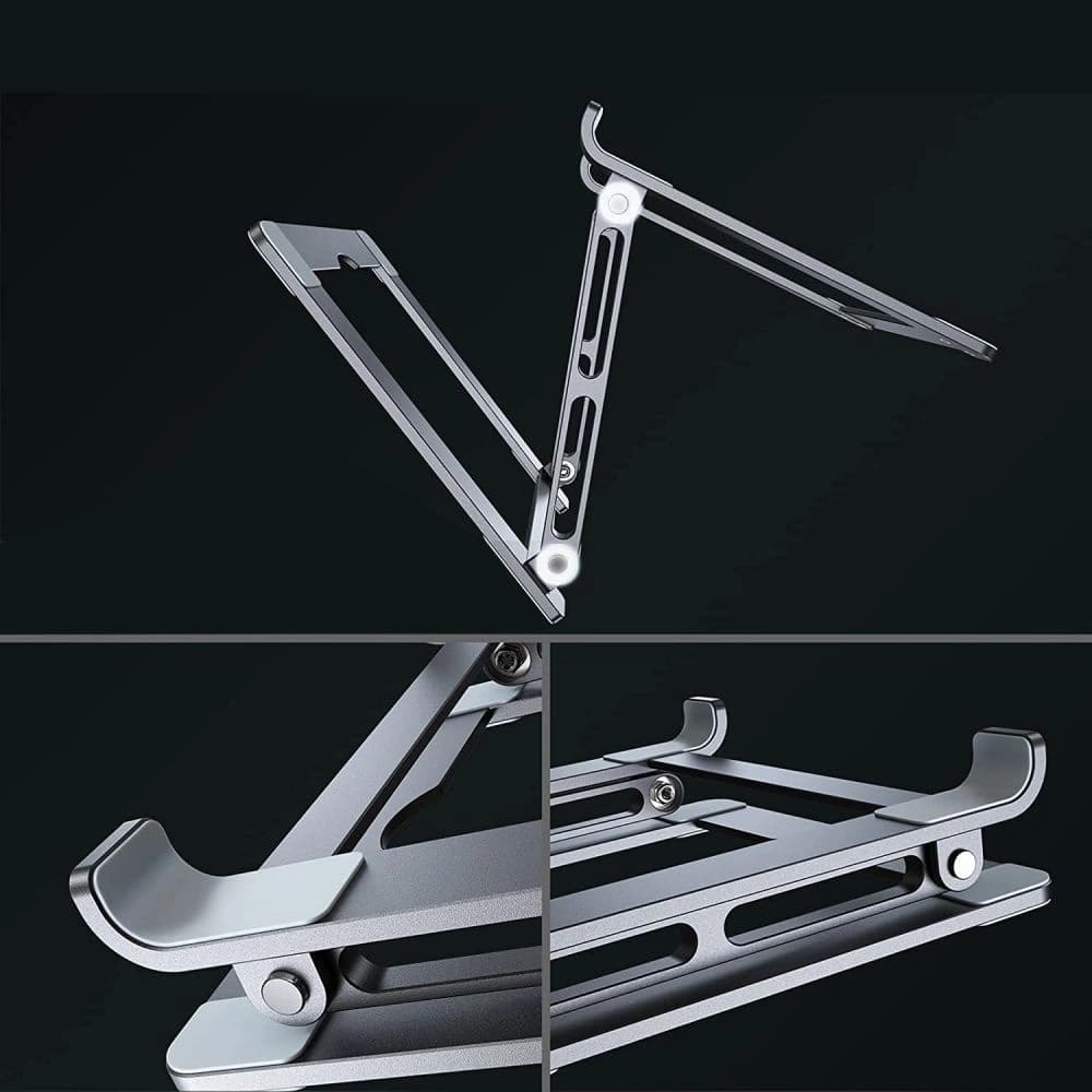 Tech-Protect Prodesk Universal Laptop Stand Silver - 3