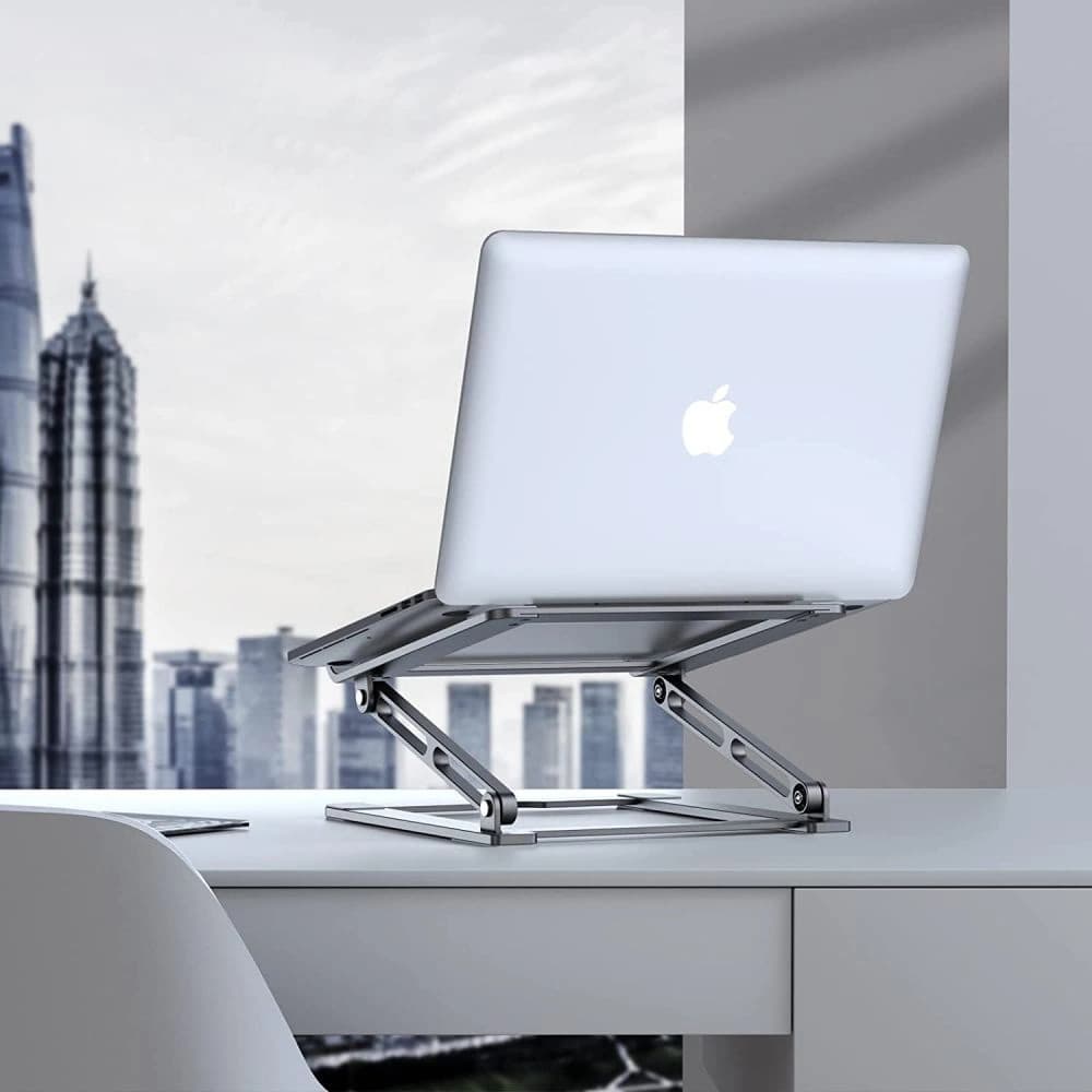 Tech-Protect Prodesk Universal Laptop Stand Silver - 5