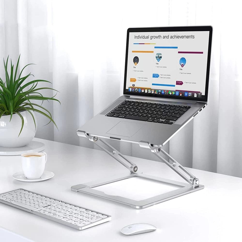 Tech-Protect Prodesk Universal Laptop Stand Silver - 6