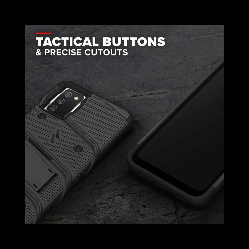 ZIZO BOLT Bundle Samsung Galaxy A02S Case - Black - 9