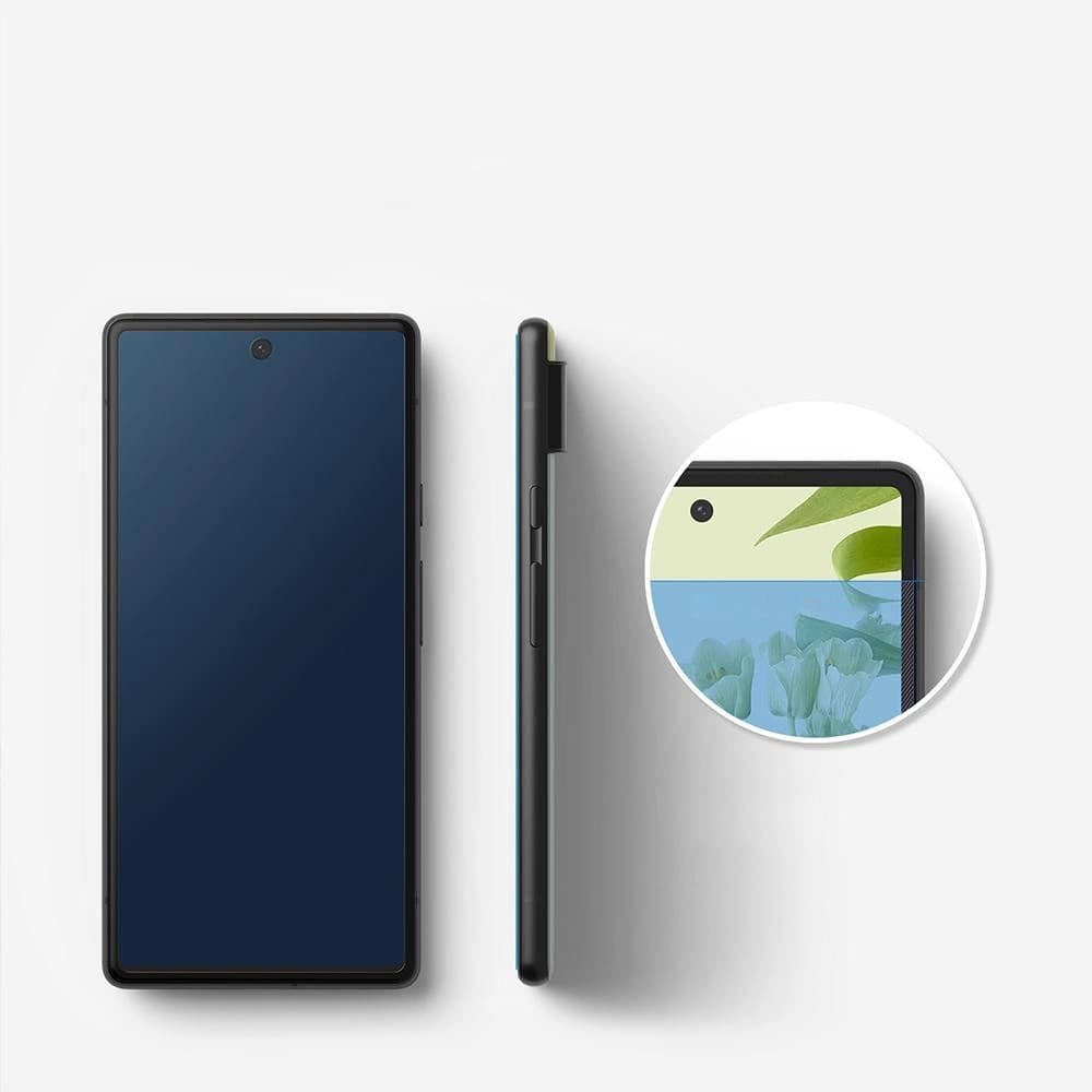 Ringke Gehärtetes Glas ID Glas Google Pixel 6 Vollabdeckung [2 PACK] - 9