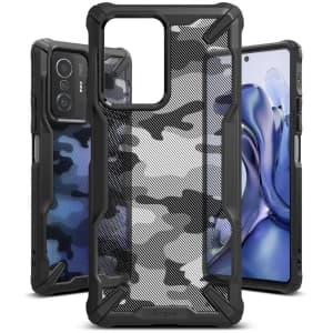 Ringke Xiaomi Tasche Fusion-X Design 11T/Pro Camo (Moro) Schwarz