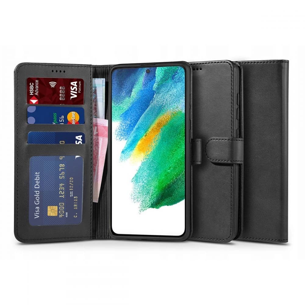 Tech-Protect Samsung Tasche Wallet Galaxy S21 FE Schwarz - 1