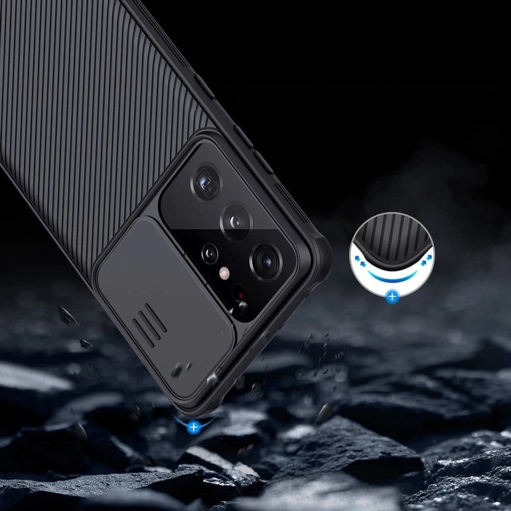 Nillkin Samsung Tasche CamShield Pro Galaxy S21 Ultra Schwarz - 6