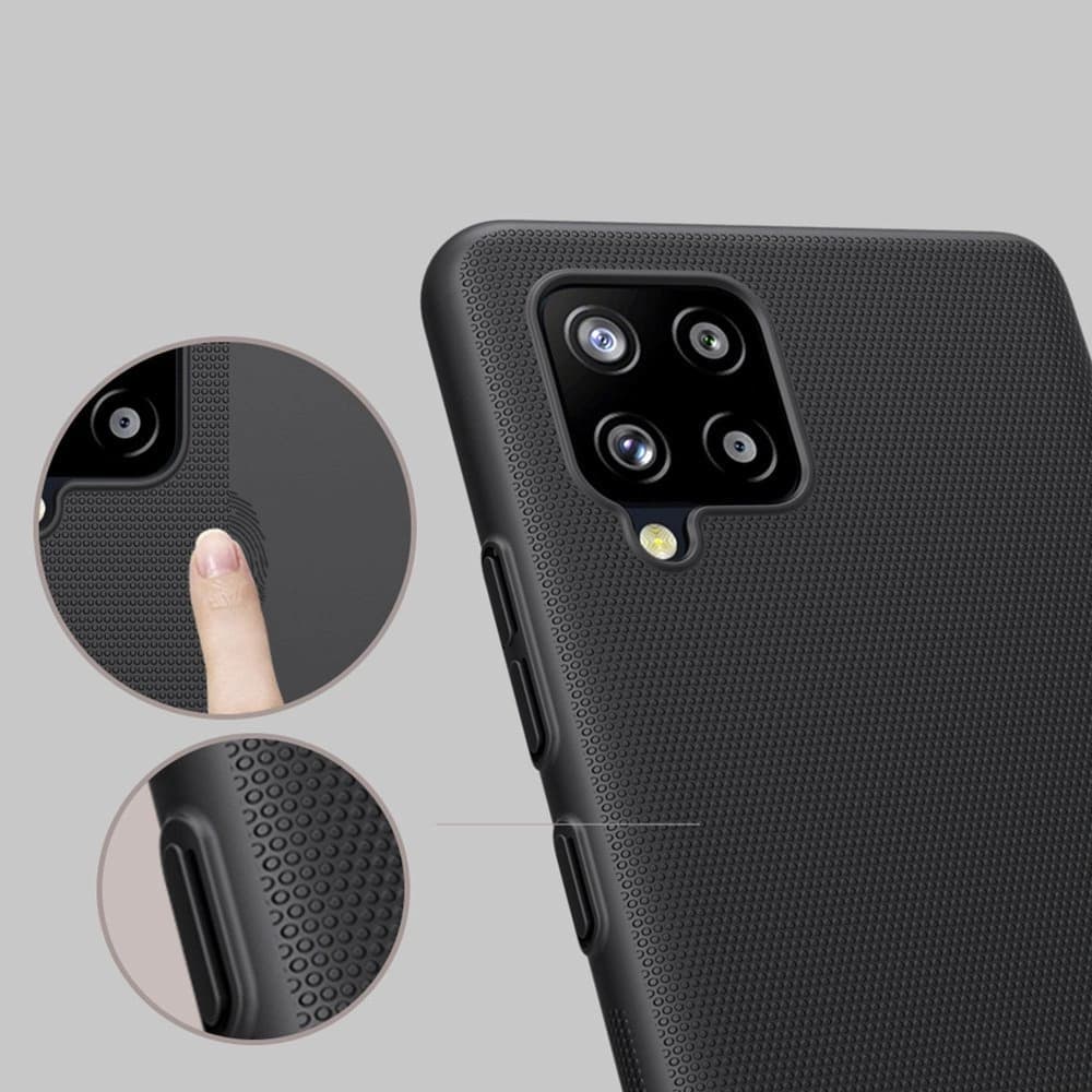 Nillkin Samsung Tasche Super Frosted Shield Galaxy A42 5G Schwarz - 4