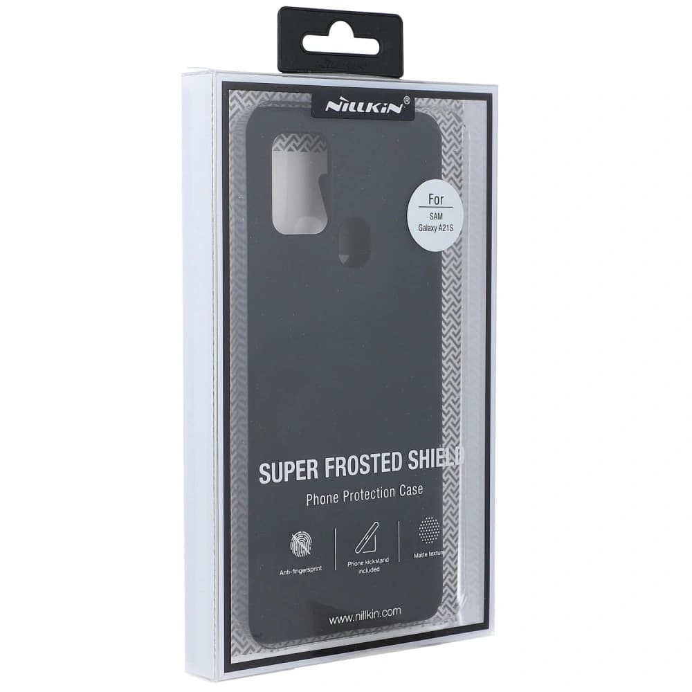 Nillkin Samsung Tasche Super Frosted Shield Galaxy A21s Schwarz - 5