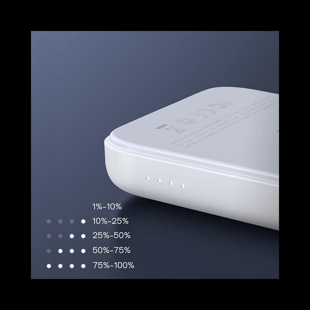 Joyroom Powerbank mit induktiver Aufladung JR-W020 Magnetic MagSafe Wireless 10000mAh Schwarz - 7