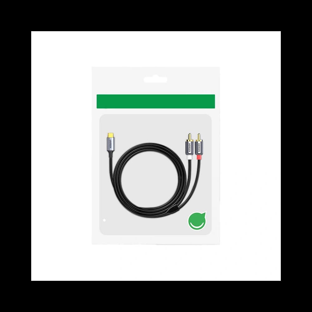 UGREEN CM451 Kabel USB-C zu 2x RCA (Cinch) 1.5m (schwarz) - 4