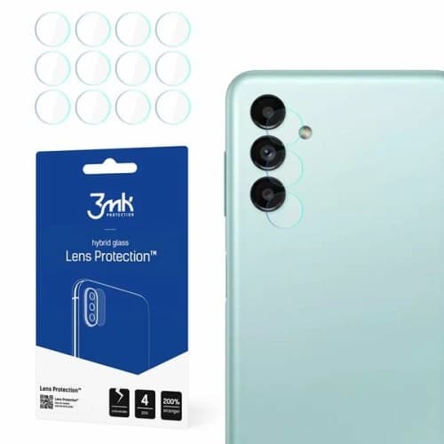 Hybriertes Glas für die Kameraobjektiv 3MK Lens Protection Samsung Galaxy A13 5G [4 PACK]