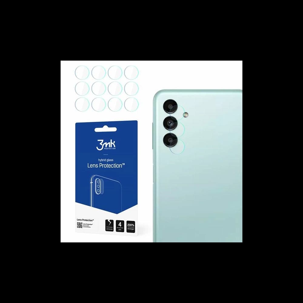 Hybriertes Glas für die Kameraobjektiv 3MK Lens Protection Samsung Galaxy A13 5G [4 PACK] - 1