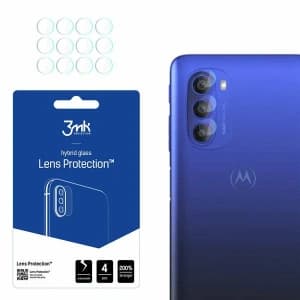 Hybridglas für die Kameraobjektiv 3MK Lens Protection Motorola Moto G51 5G [4 PACK]