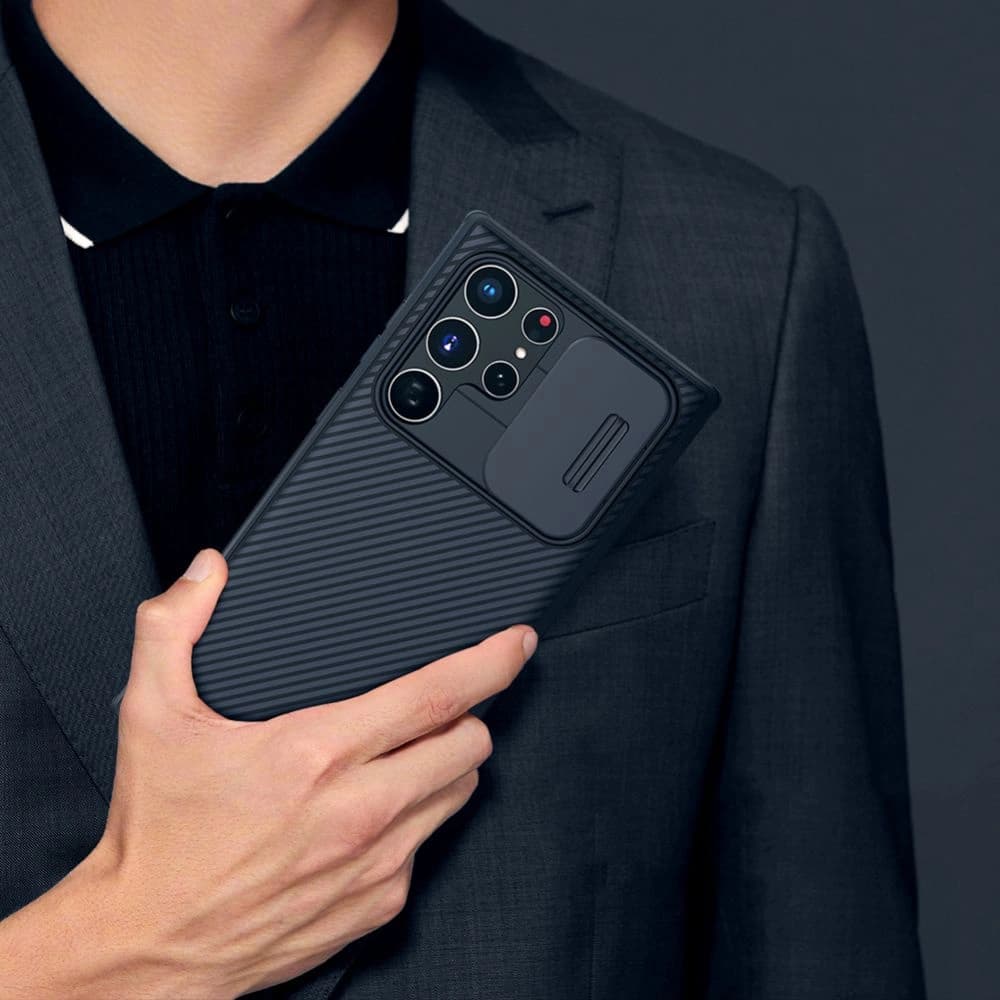 Case Nillkin Camshield Pro Samsung Galaxy S22 Ultra Schwarz - 3