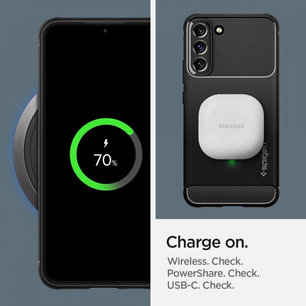 Case Spigen Rugged Armor Samsung Galaxy S22+ Plus Matt Schwarz - 13