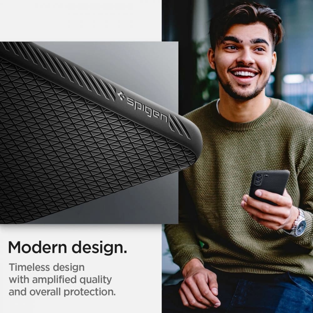 Spigen Liquid Air Samsung Galaxy S22 Matte Black - 13