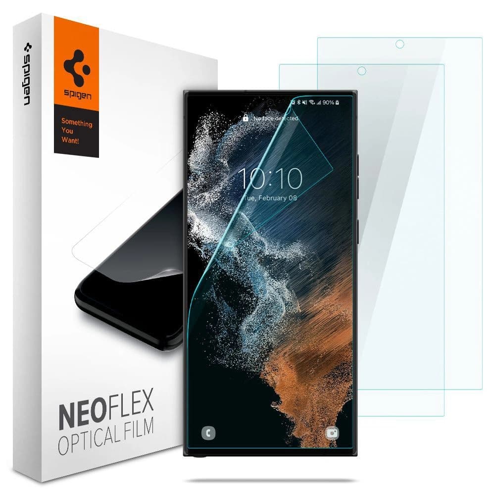 Folie Spigen Neo Flex Samsung Galaxy S22 Ultra [2 PACK] - 1