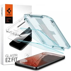 Gehärtetes Glas Spigen GLAS.tR ez Fit Samsung Galaxy S22 [2 PACK]