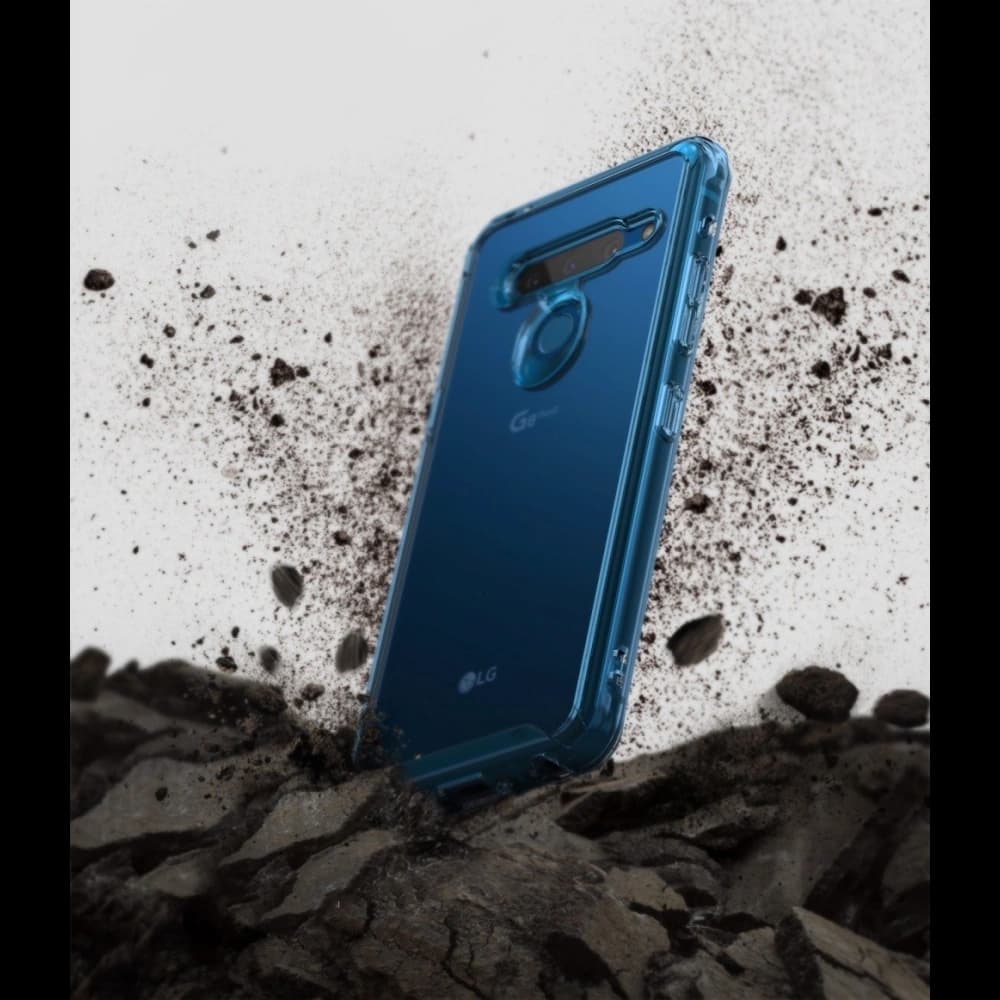 Case Ringke Fusion LG G8 ThinQ Smoke Black - 7