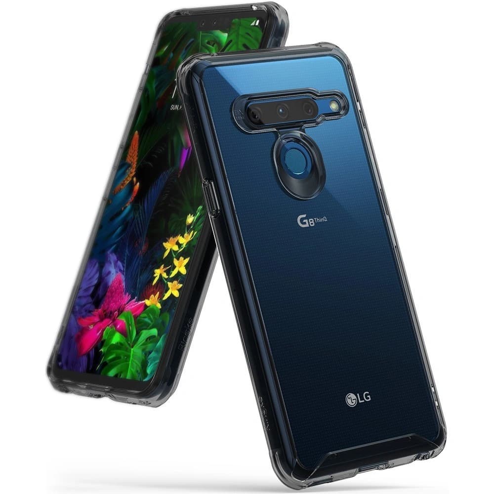 Case Ringke Fusion LG G8 ThinQ Smoke Black - 1