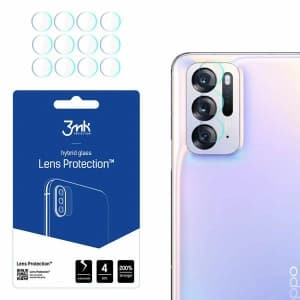 Hybriertes Glas für die Kameraobjektiv 3MK Lens Protection Oppo Find N 5G [4 PACK]