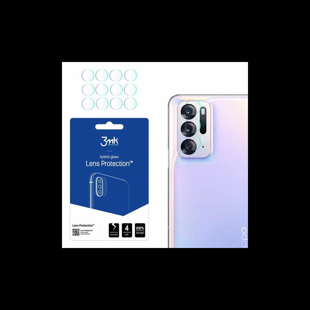 Hybriertes Glas für die Kameraobjektiv 3MK Lens Protection Oppo Find N 5G [4 PACK] - 1