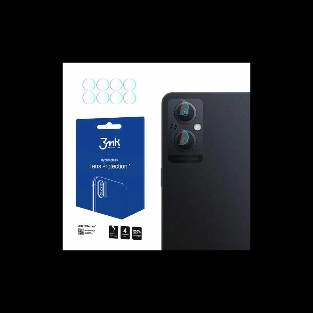 Hybridglas für die Kameraobjektiv 3MK Lens Protection Oppo A96 5G [4 PACK] - 1