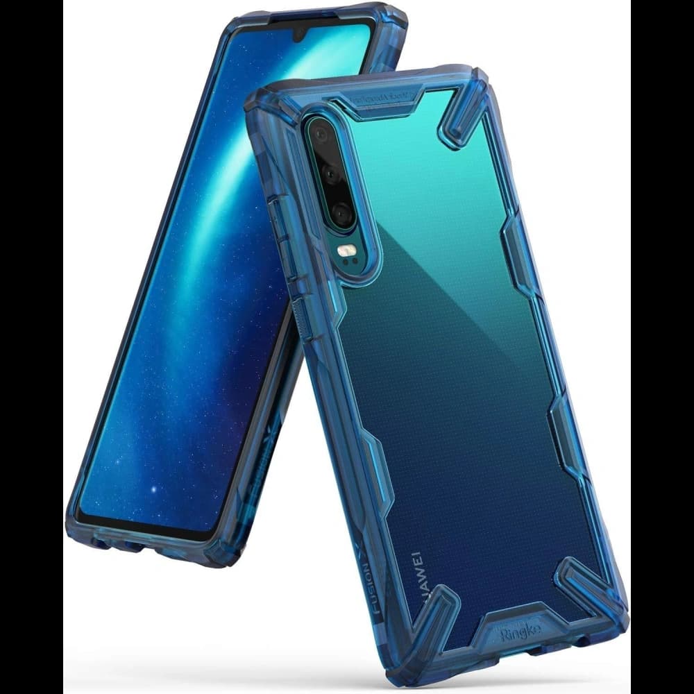 Ringke Fusion-X Huawei P30 Space Blue - 1