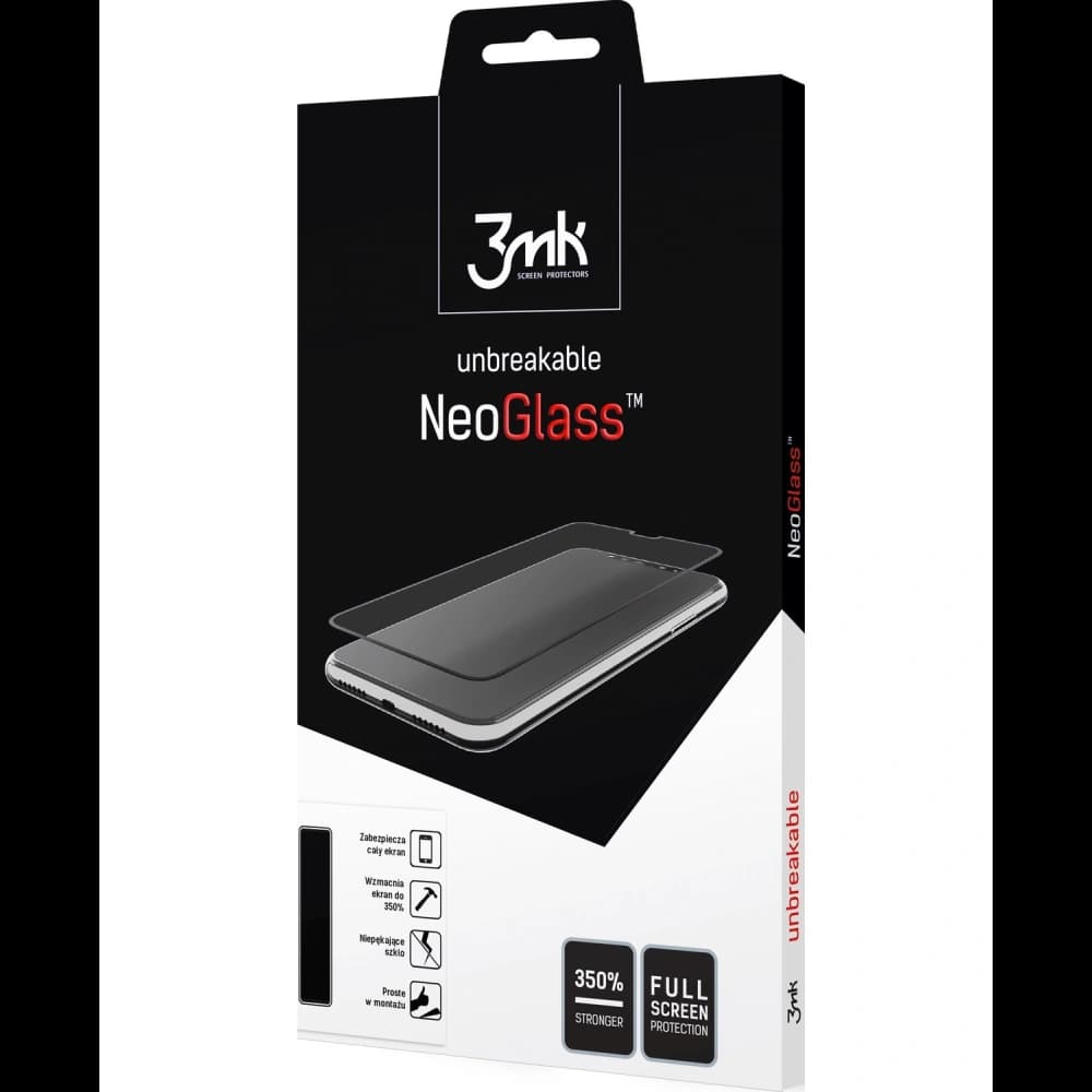 Schutzglas 3MK NeoGlass Redmi Note 9 Pro 5G schwarz - 1